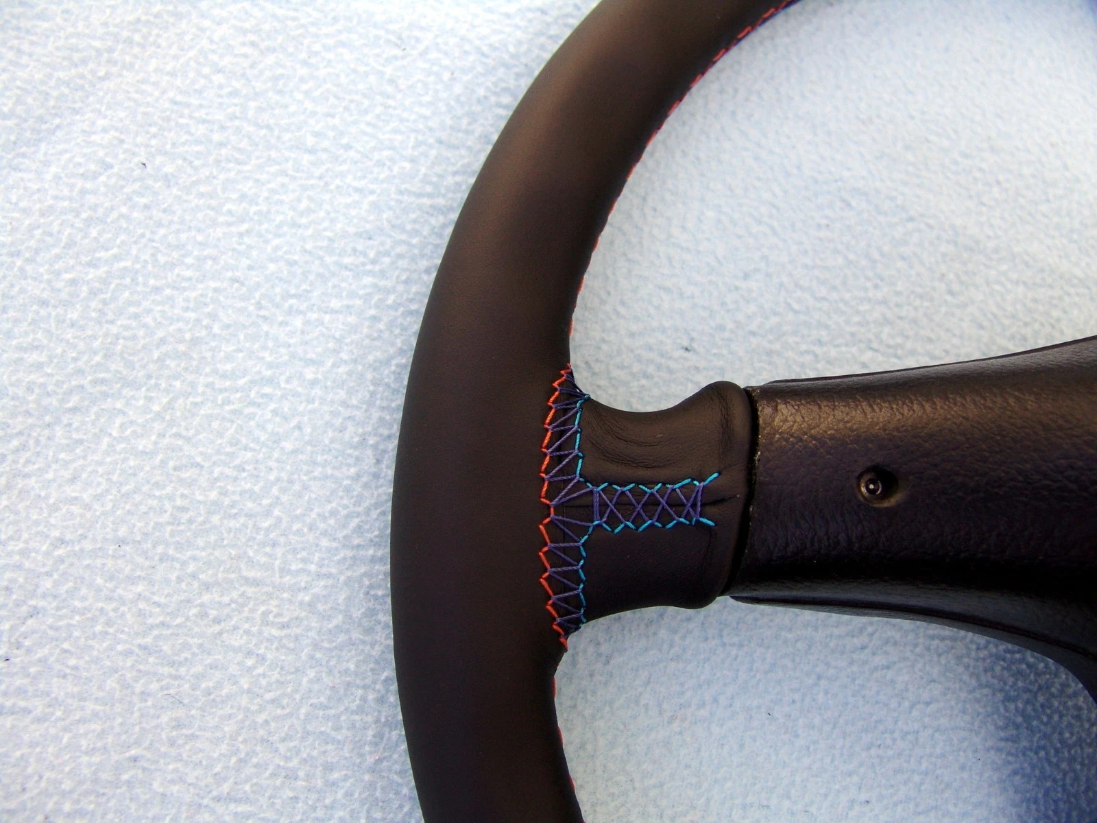 BMW E30 M Technic 1 real leather steering wheel