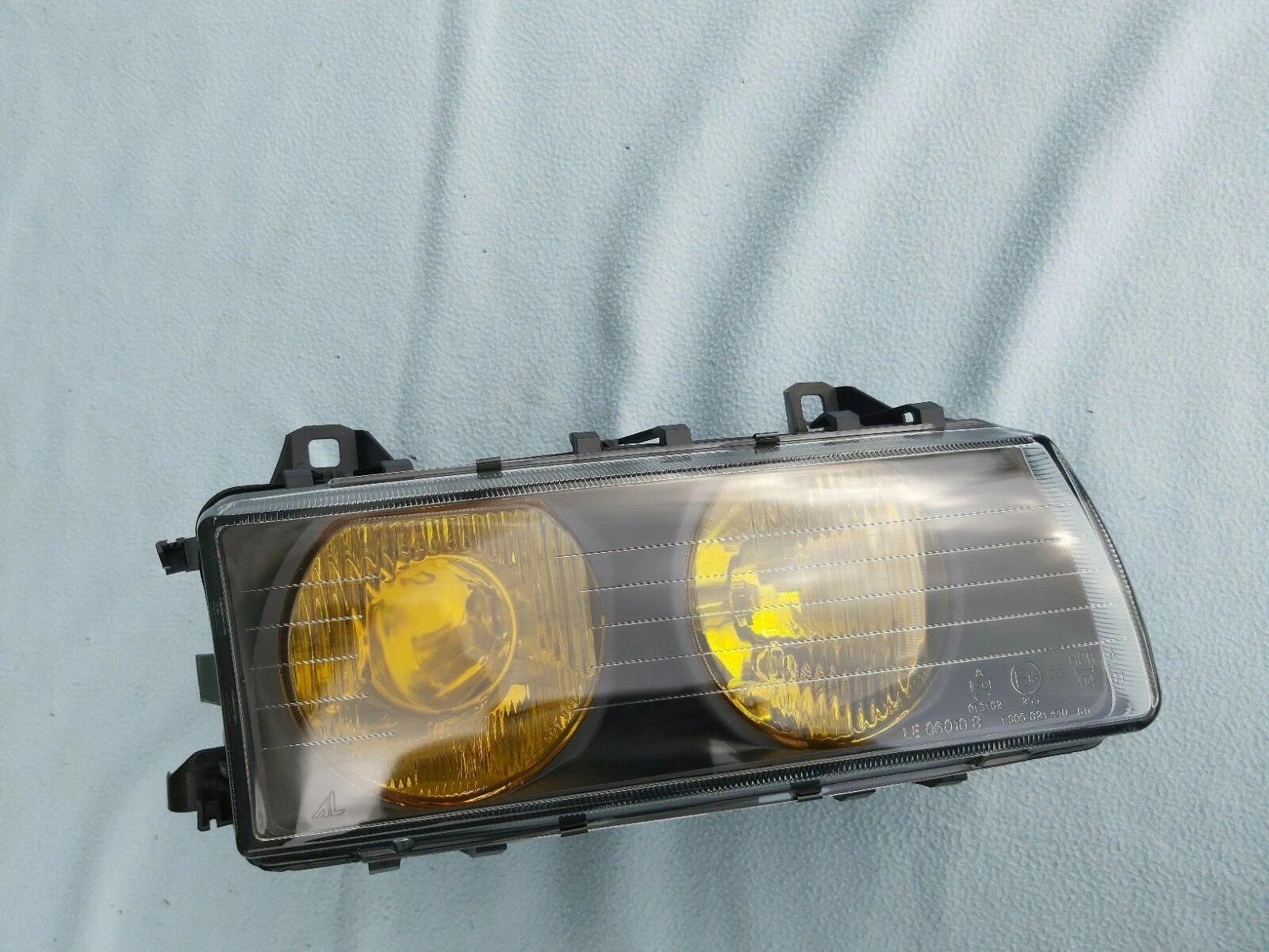 BMW E36 M3 GT YELLOW BOSCH EURO ELLIPSOID HEADLIGHTS w. NEW LENSES, ORIGINAL BMW