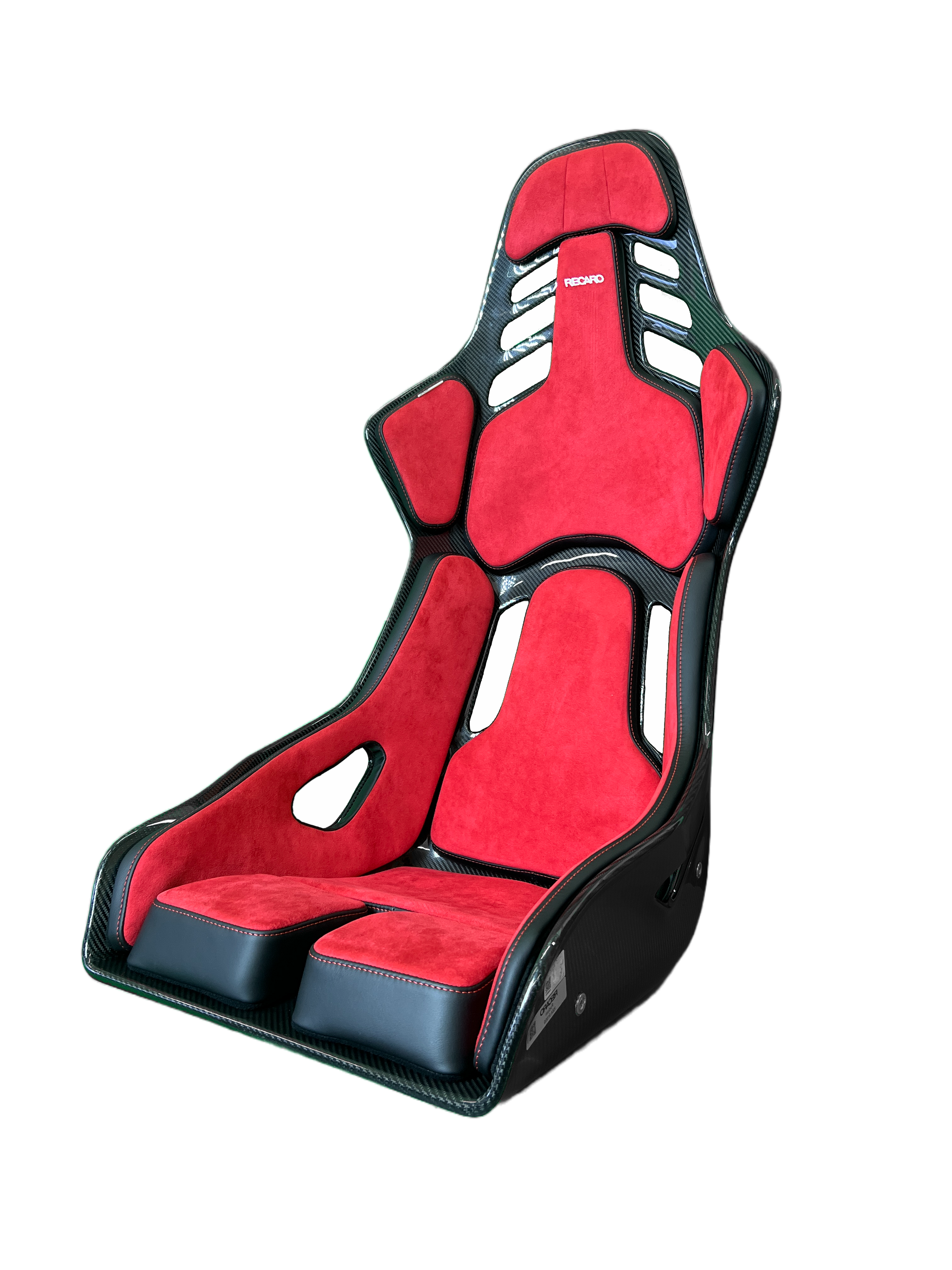Recaro Podium CF Alcantara Red / Leather Black