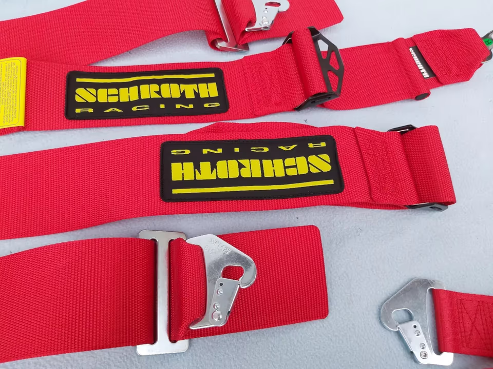 SCHROTH PROFI II-FE ASM BELT, RED,  RELEASE, RIGHT, NEW. 25271