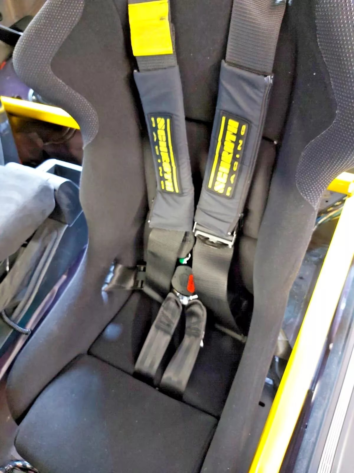 SCHROTH SEAT BELT SHOULDER PADS, BLACK, NOMEX, 3", 75mm, FIA, BRAND NEW