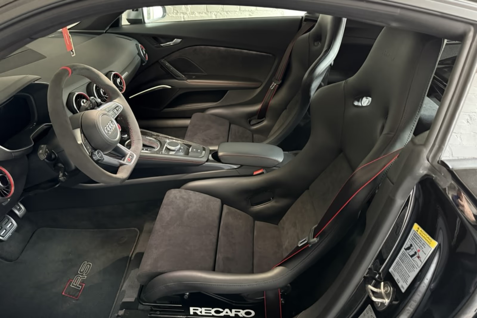 SEAT COVER ALCANTARA 9002 for RECARO POLE POSITION ABE SEAT,  NEW