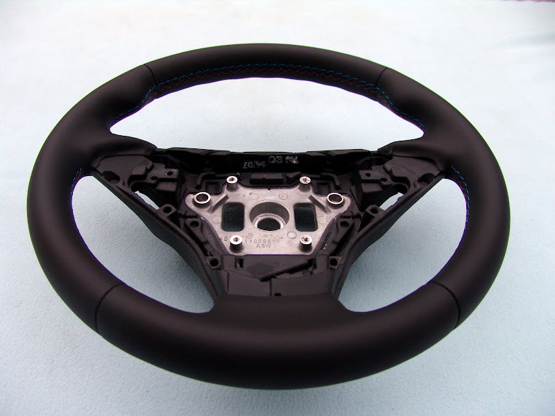 BMW E60, E61 M5, E63, E64 M6 SMG M TECHNIC STEERING WHEEL, NEW NAPPA LEATHER