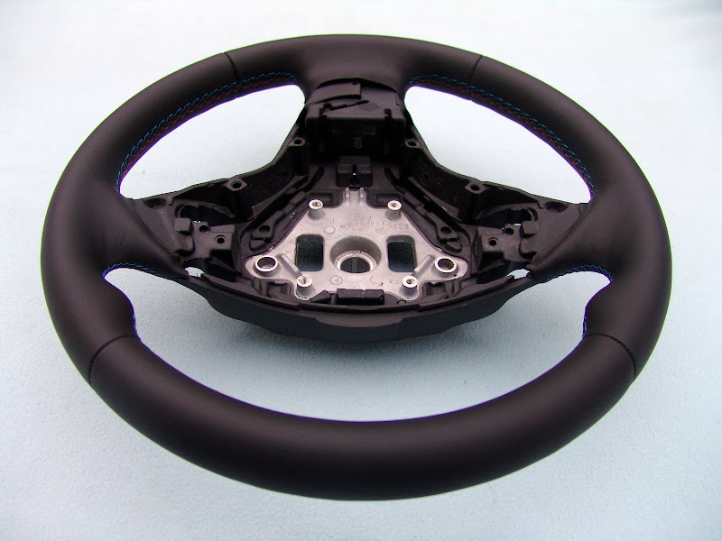BMW E60, E61 M5, E63, E64 M6 SMG M TECHNIC STEERING WHEEL, NEW NAPPA LEATHER