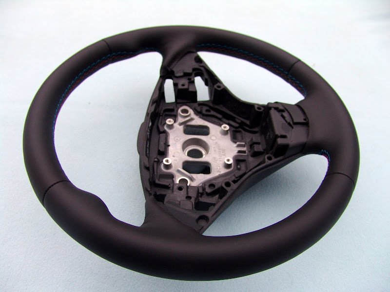 BMW E60, E61 M5, E63, E64 M6 SMG M TECHNIC STEERING WHEEL, NEW NAPPA LEATHER