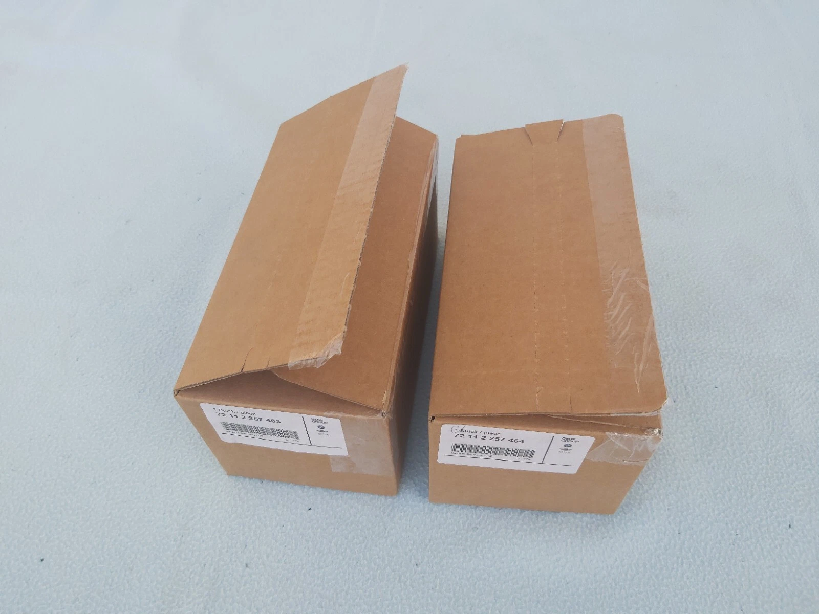 GENUINE BMW E36 COUPE RED MOTORSPORT UPPER FRONT BELTS (LEFT + RIGHT)