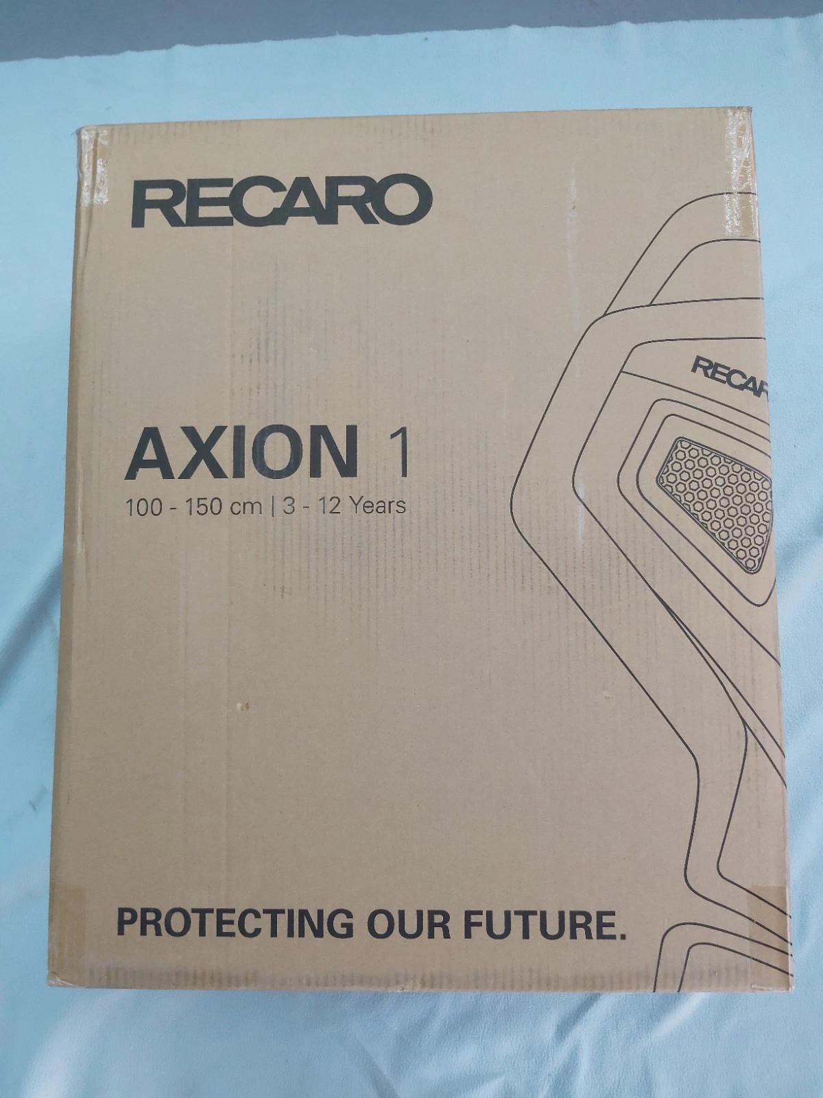 RECARO Axion 1 "Fresh Black" Child Seat, NEW. Made in Germany