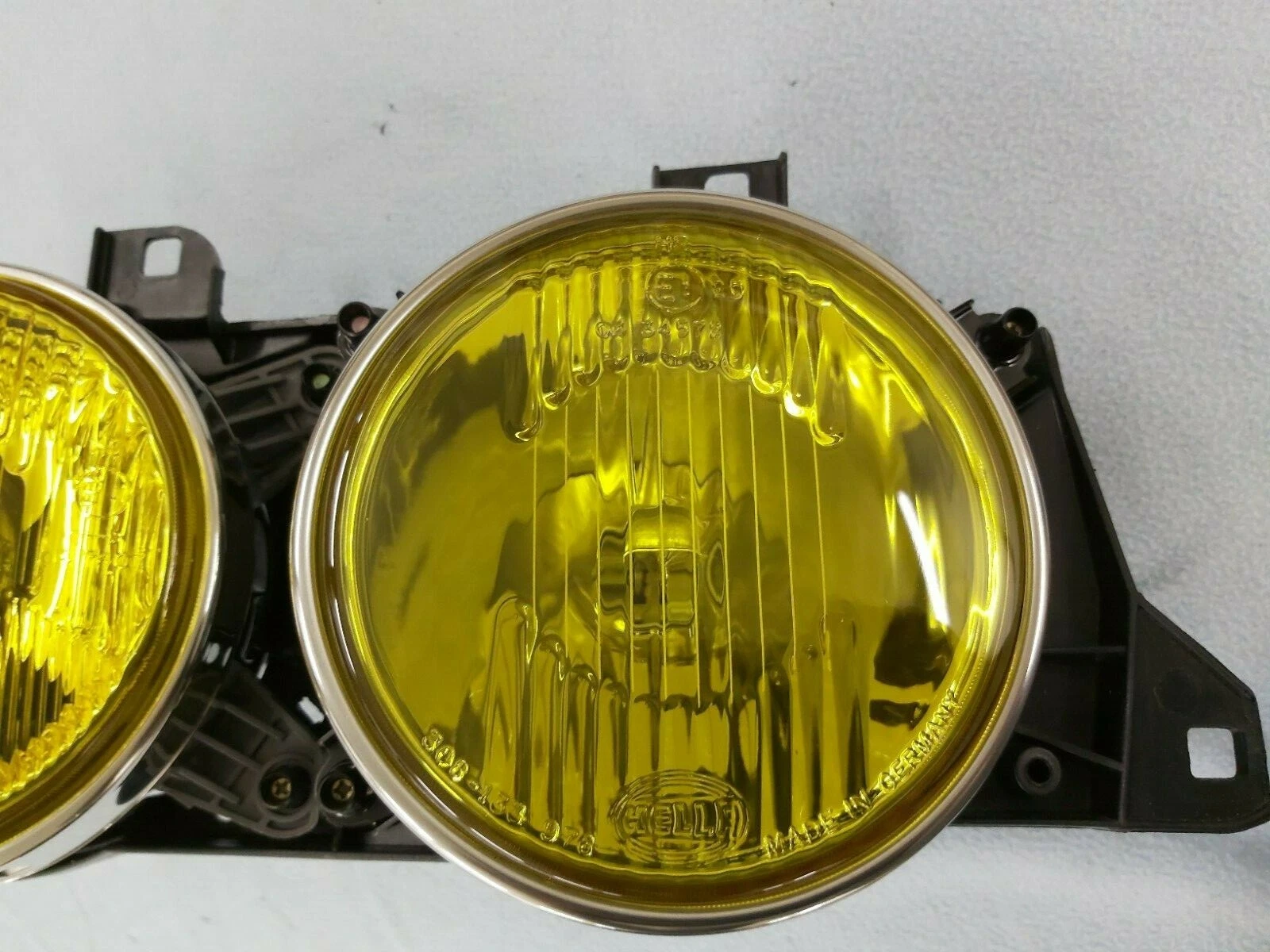 BMW E32 E34 M5 HELLA ELLIPSOID EURO YELLOW HEADLIGHTS,OEM, GENUINE BMW,BRAND NEW