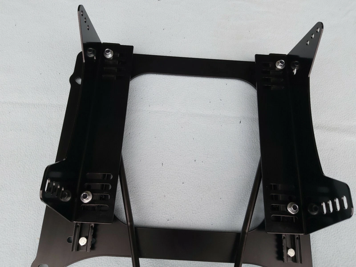 BRACKET w. SLIDERS AND SIDE MOUNTS FOR BUCKET SEATS, BMW E36, E46, M3, MADE IN GERMANY