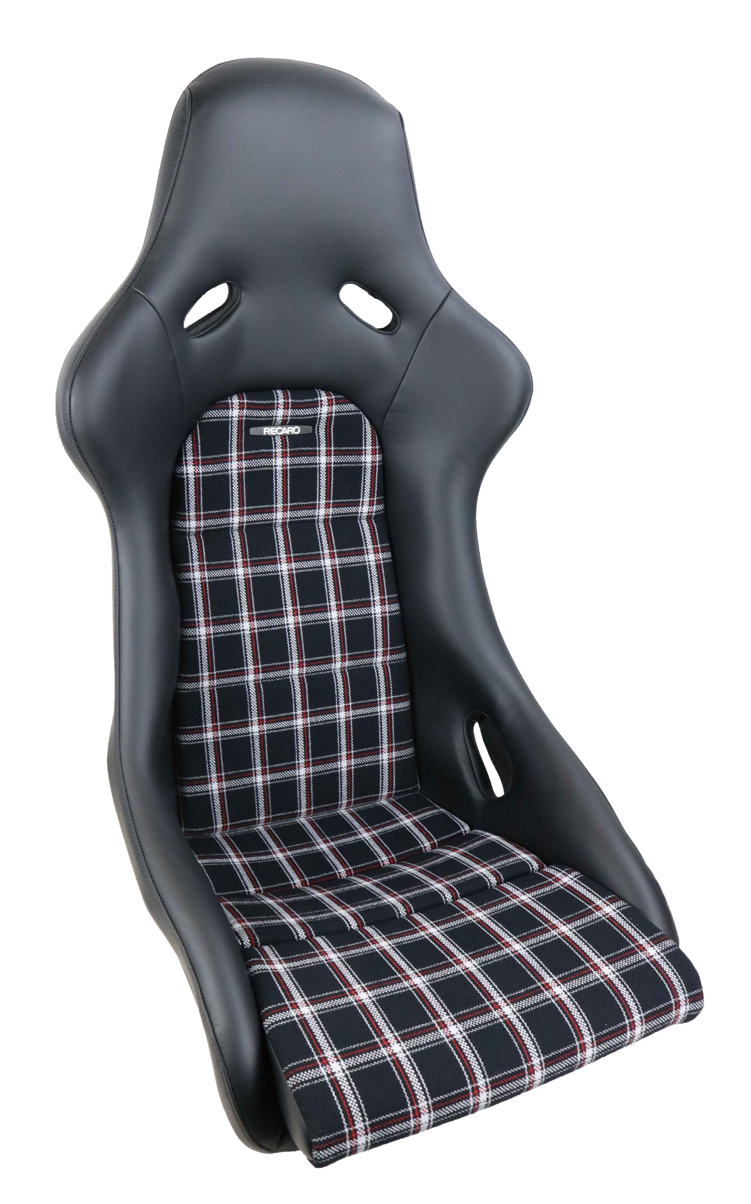 Recaro Pole Position ABE Classic Line Leather Black / Checkered