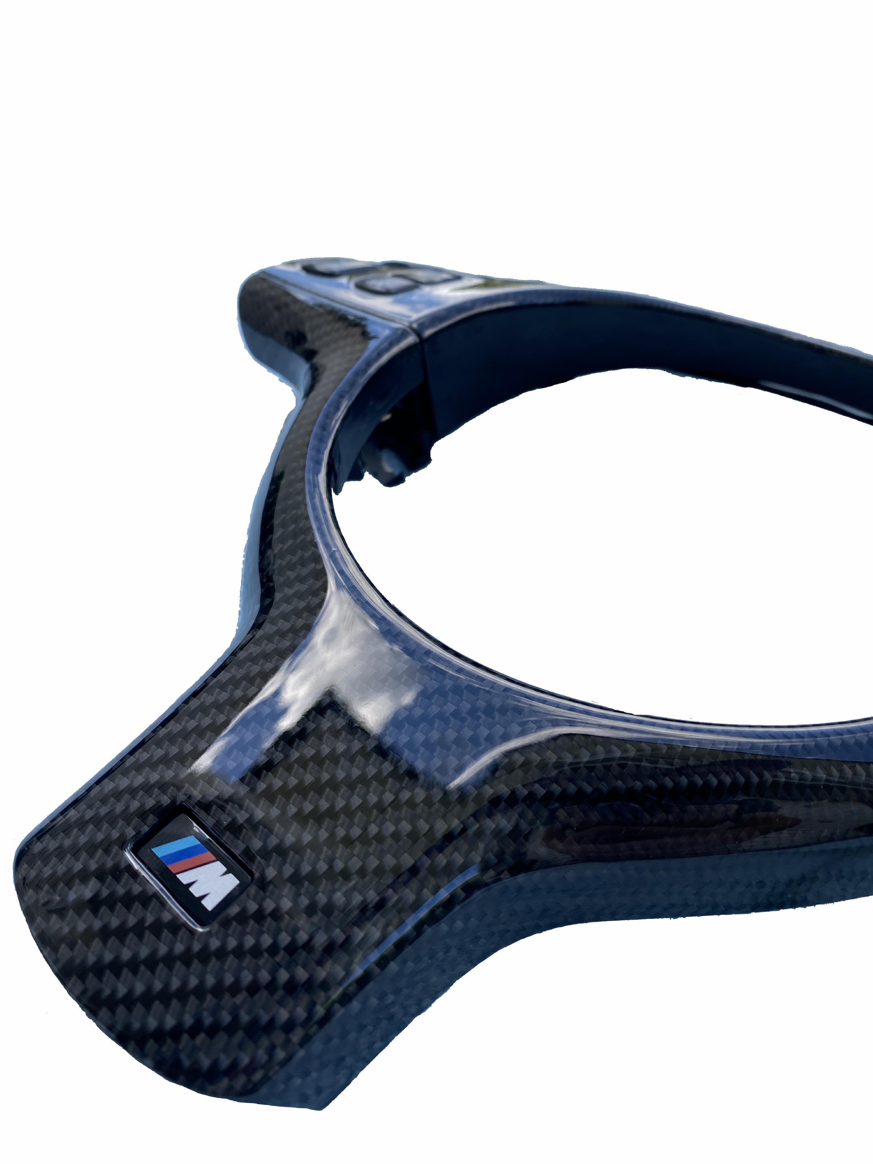 E39, E46 Carbon Steering Wheel Trim Multifunction - Maar-Shop